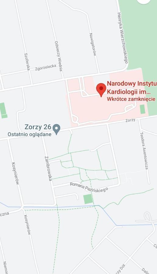 ワルシャワApartament Zorzy Przy Instytucie Kardiologii Aninアパートメント エクステリア 写真